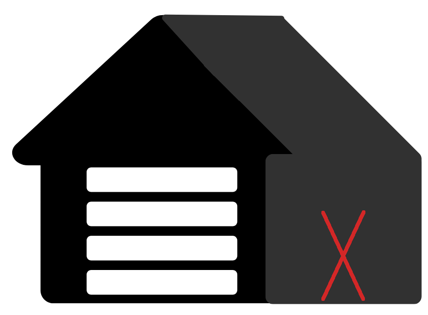 Nu am alt acces la garajul meu.