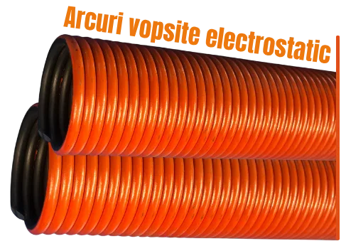 Arcuri vopsite electrostatic.