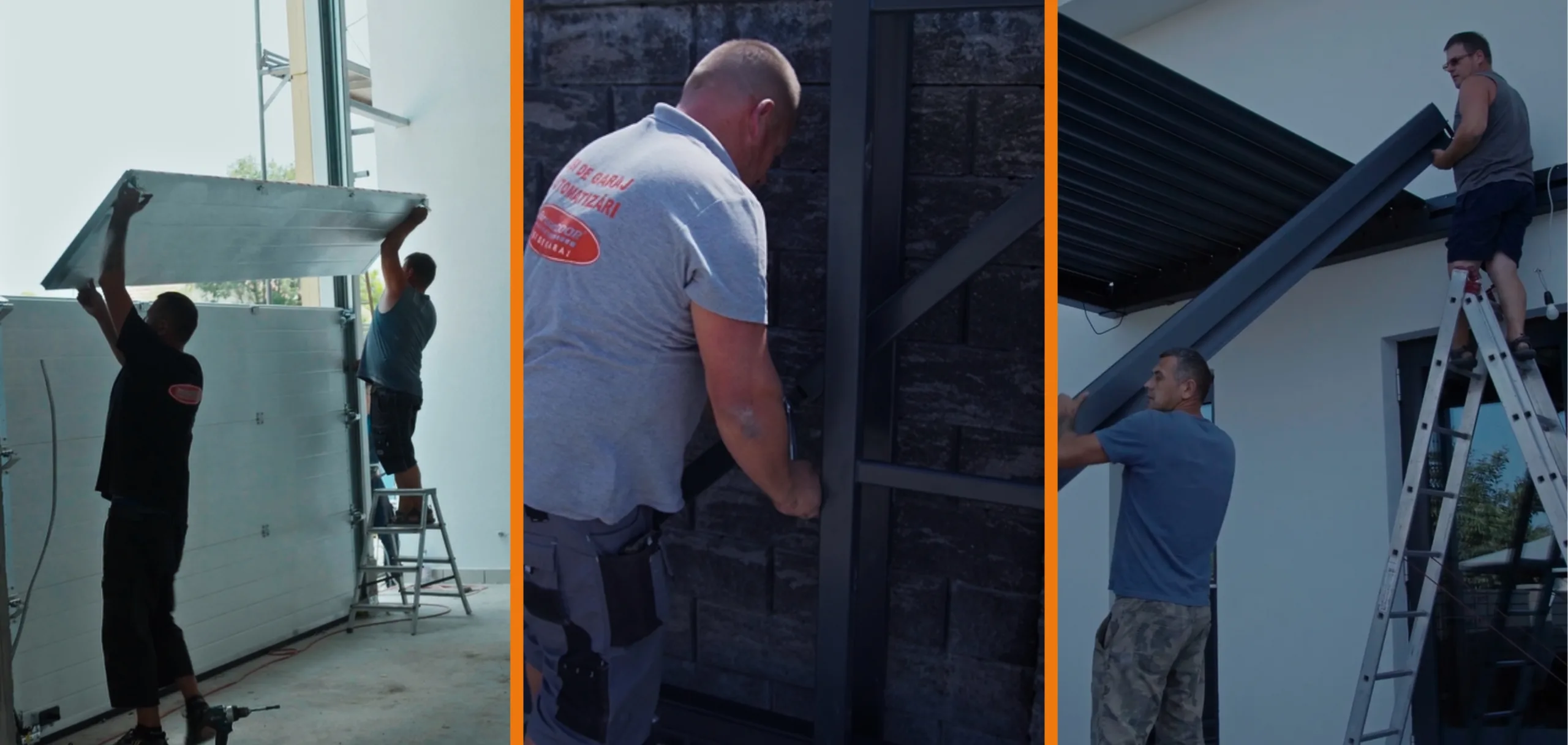 Montajul ușilor de garaj, porților și pergolelor EurosanDOOR​