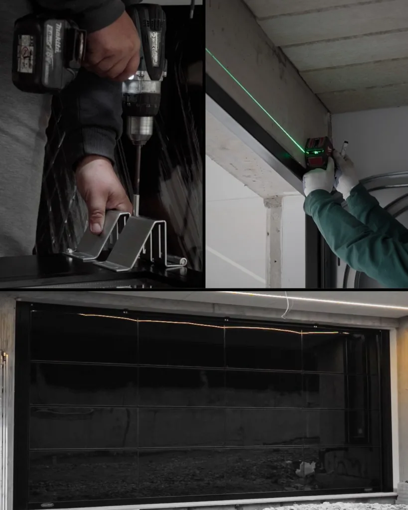 Montaj ușă de garaj